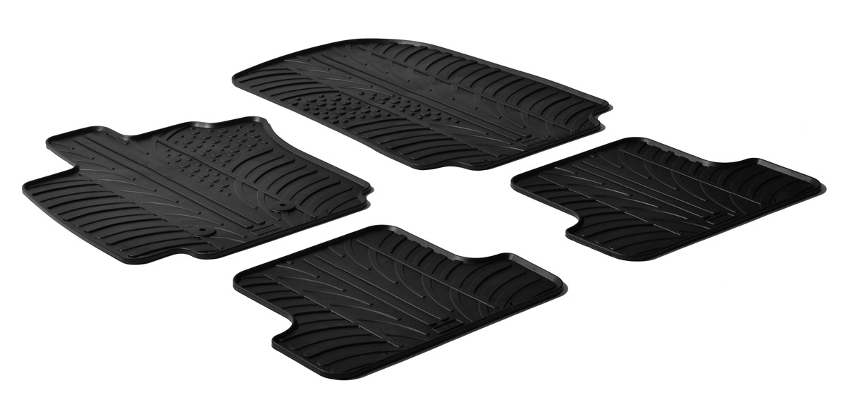 Rubber mats for Renault Clio III