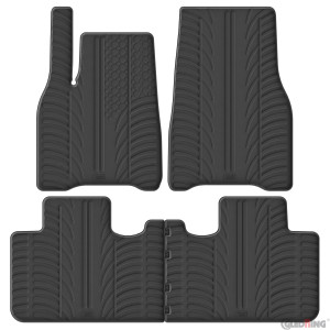 Rubber mats for Tesla Model Y MPV (electric)