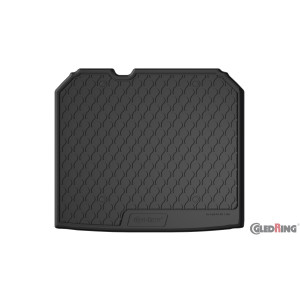 Rubber trunk mat Audi Q3 (upper floor, with trunk package - with net) 2011->