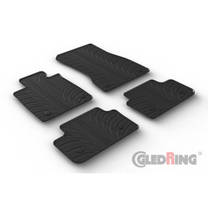 Rubber mats for BMW 5 (sedan, automatic)