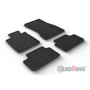 Rubber mats for BMW 5 (G60/G61, automatic)