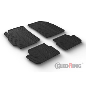 Rubber mats for Chevrolet Spark (5 doors)