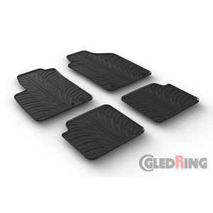 Rubber mats for Fiat 500