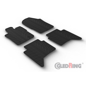 Rubber mats for Volkswagen Amarok (double cab)