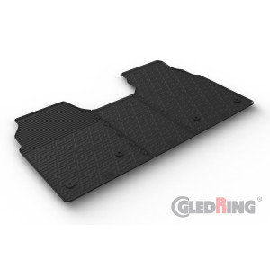 Rubber mats for Ford Tourneo Custom (passenger, manual, 1+1 seats))