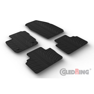 Rubber mats for Ford Tourneo Courier HB (passenger, manual)