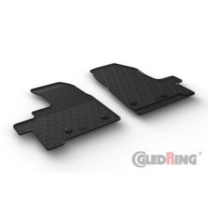 Rubber mats for Ford Transit Custom Furgon (automatic)