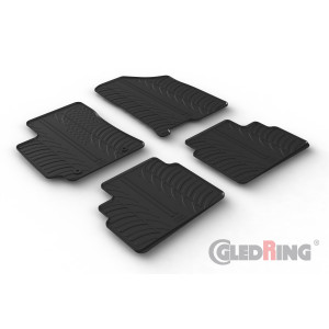 Rubber mats for Hyundai KONA SX2 / HYBRID (automatic)