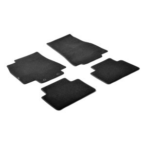 Textile car mats for Mercedes Class A (W169)