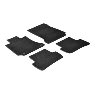 Textile car mats for Mercedes Class C (W204)