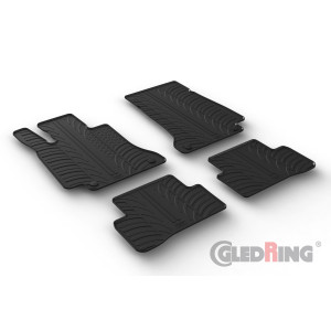 Rubber mats for Mercedes Serija C W205/S205 