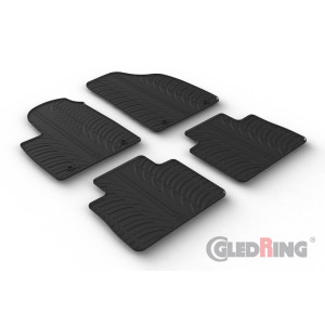 Rubber mats for MG HS (manual) 
