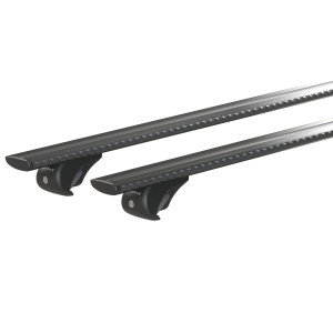 Alu silence black Roof racks for SKODA Octavia Wagon 120cm