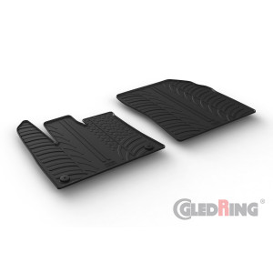 Rubber mats for Citroen Berlingo Cargo (round fixing)