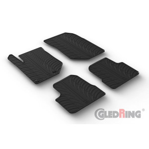 Rubber mats for Opel Corsa F (5 door, manual)