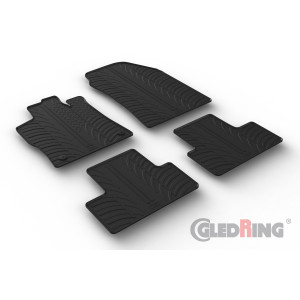 Rubber mats for Peugeot 308 HB (automatic / manual / 5 doors)
