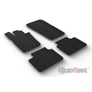 Rubber mats for Porsche Panamera GTS Liftback