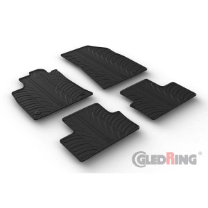 Rubber mats for Renault Clio V HB