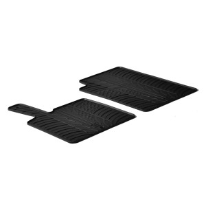 Rubber mats for Smart Fortwo (451) 