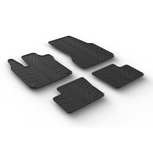 Rubber mats for Smart Forfour (453) 