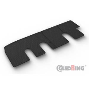Rubber mats 2nd row for Renault Trafic / Fiat Talento / Opel Vivaro / Nissan EV300 (automatic/manual)