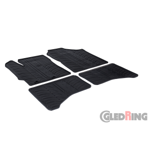 Rubber mats for Toyota Yaris hybrid