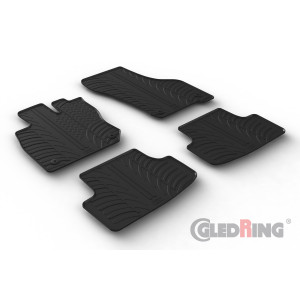 Rubber mats for Volkswagen Golf VIII MHEV eTSI / automatic / HB & Variant 