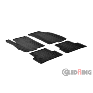 Rubber mats for Chevrolet Aveo ( 5 doors)