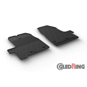 Rubber mats for Ford Transit Custom Furgon (manual)