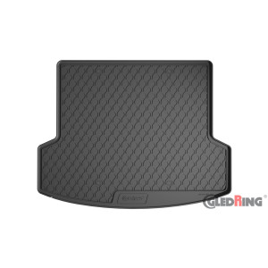 Rubber trunk mat Hyundai Santa Fe (Hybrid & PHEV / 5 seats / upper floor)