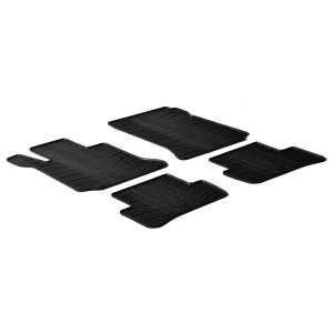 Rubber mats for Mercedes Serija C W204