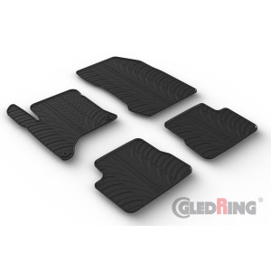 Rubber mats for Opel Corsa F / Peugeot 208 MHEV (automatic)