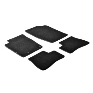 Textile car mats for Peugeot 206+