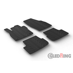 Rubber mats for Skoda Fabia IV HB