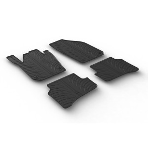 Rubber mats for Skoda Fabia