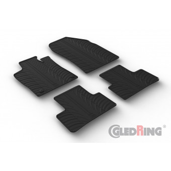 Rubber mats for DS4 / CROSS (automatic)