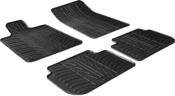 Tailored rubber mats
